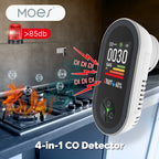 4-in-1 Gas Leak Detector Monitor